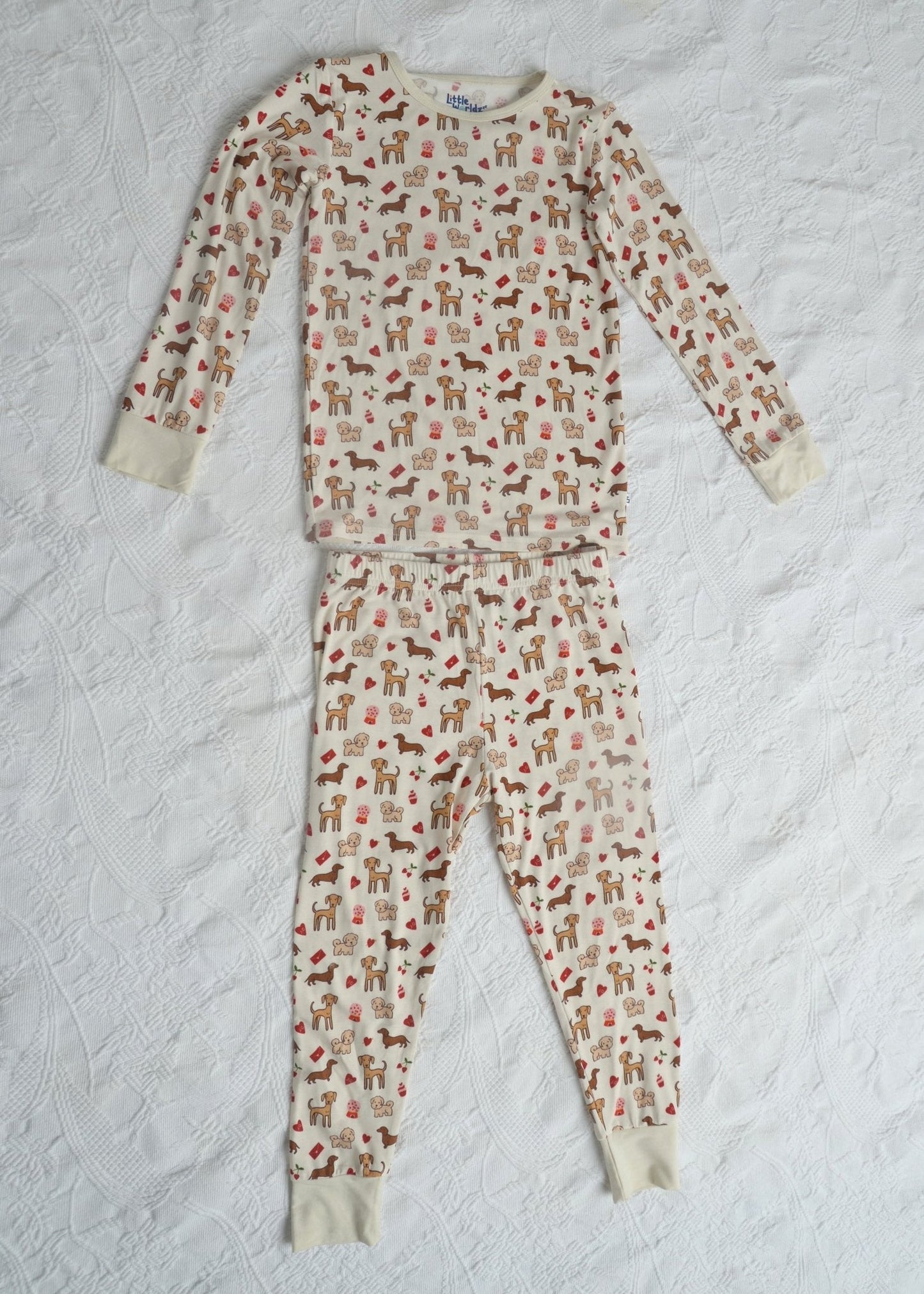 Puppy Bamboo Pajamas