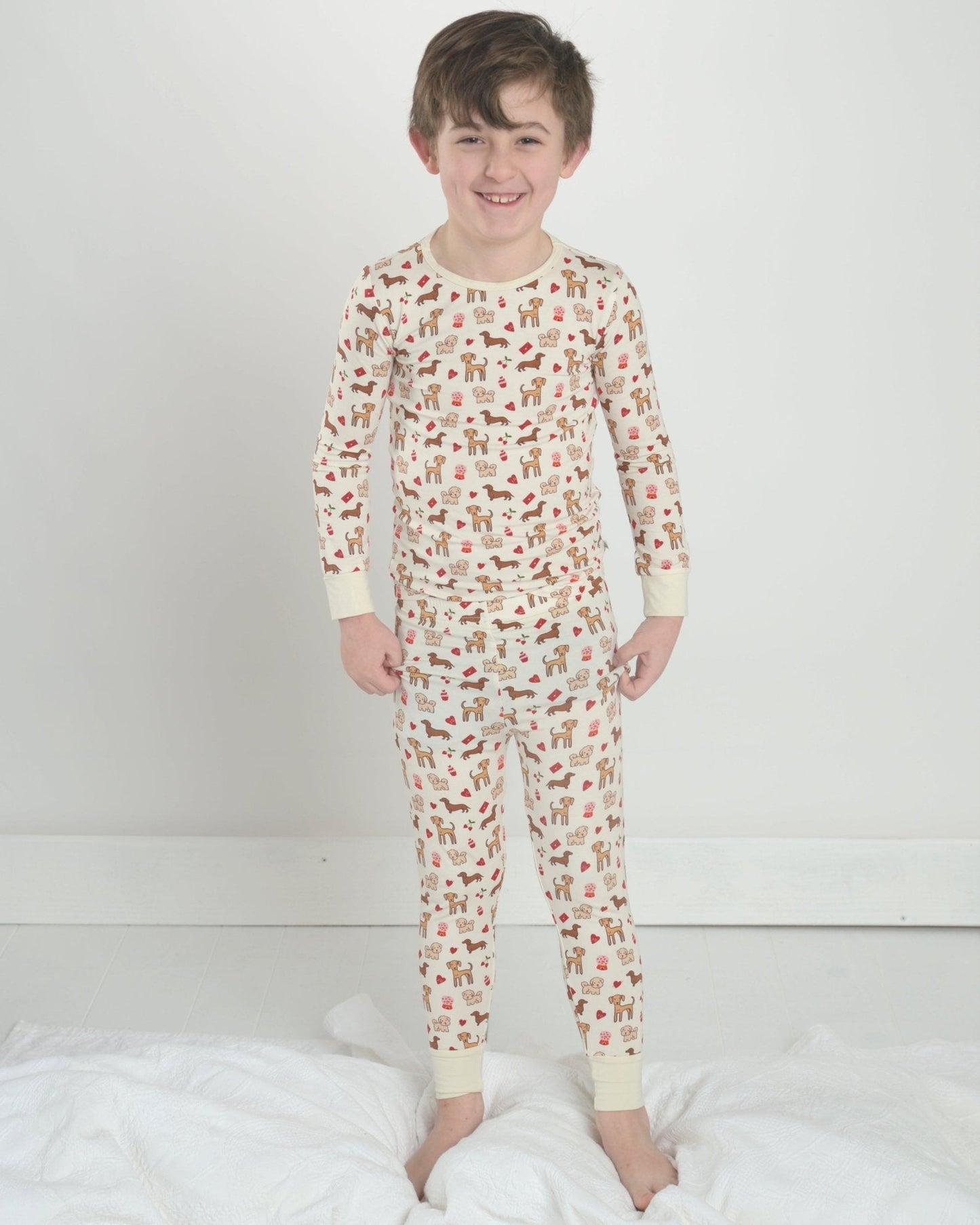 Puppy Bamboo Pajamas