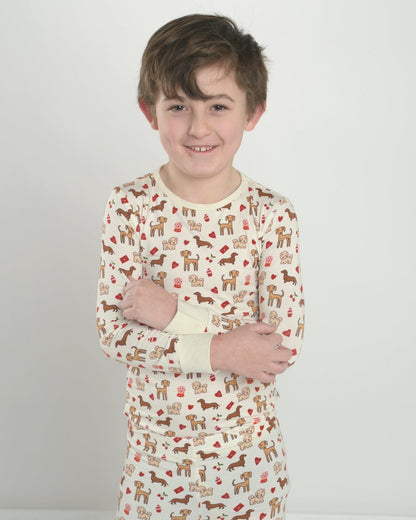 Puppy Bamboo Pajamas