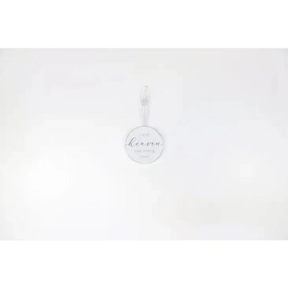 Christmas Ornament - Memorial Wood Holiday Decor "I Wish Heaven Had Visiting Hours"