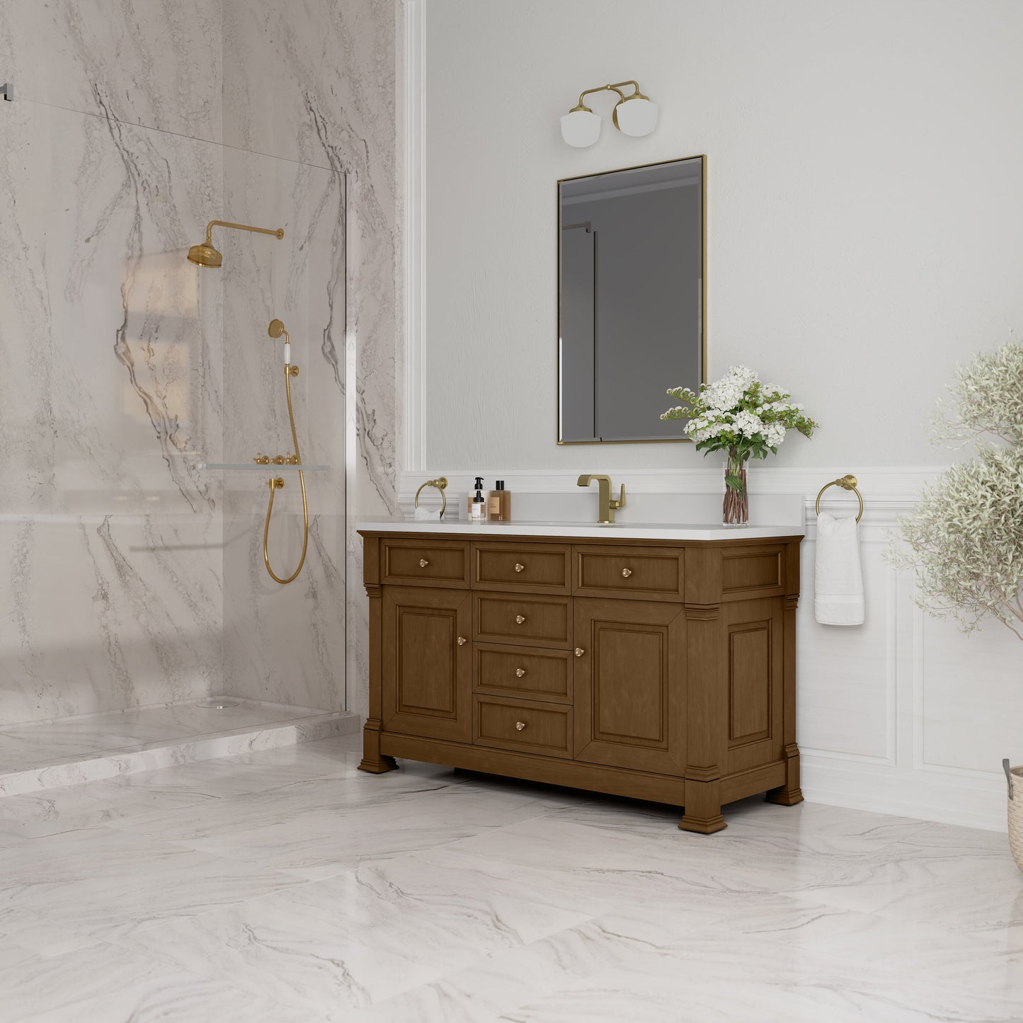 Brookfield 60" Single Vanity