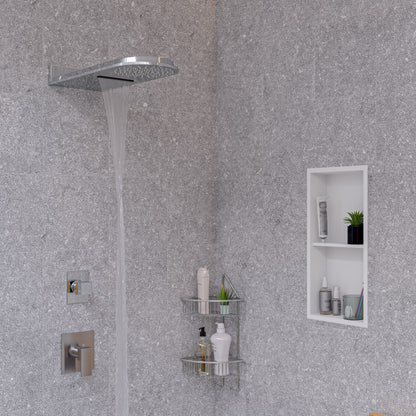 ALFI brand AB9209 Modern Square 3 Way Shower Diverter