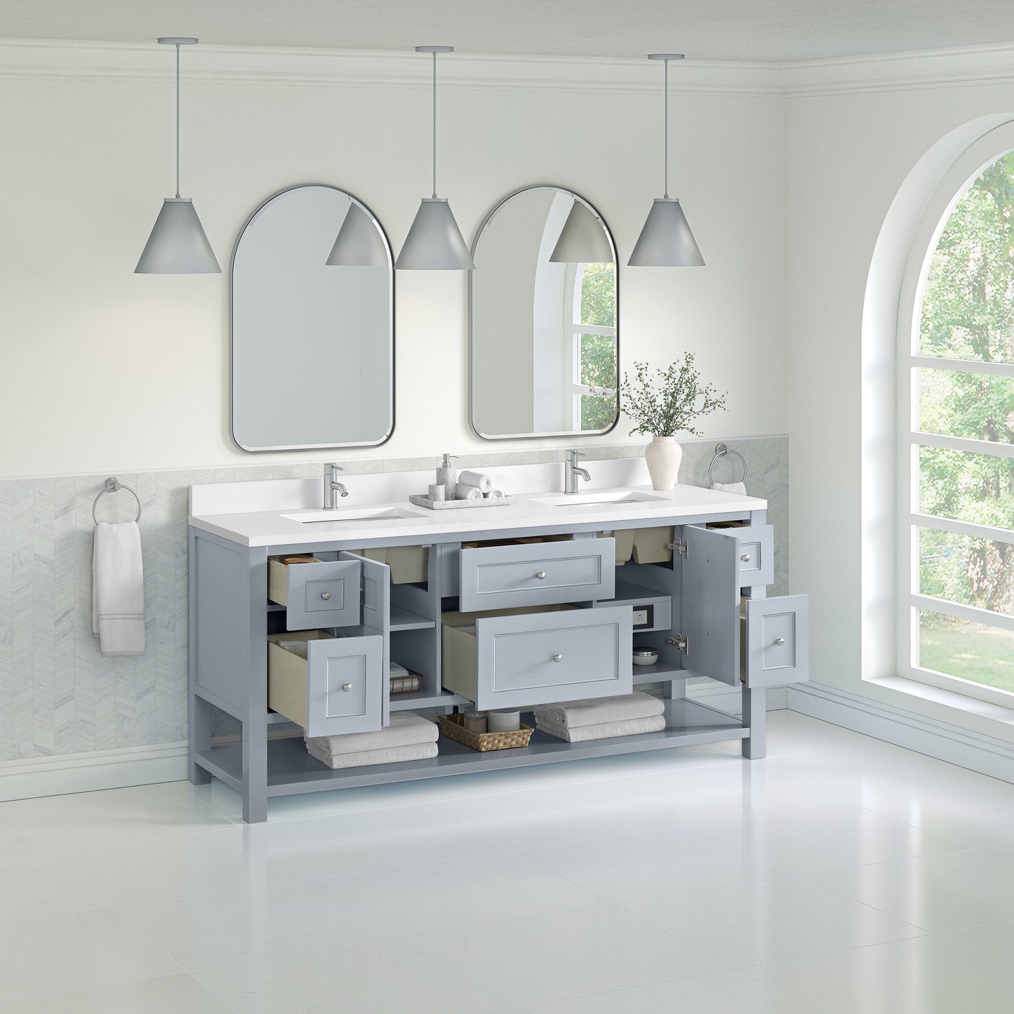 Breckenridge 72" Double Vanity