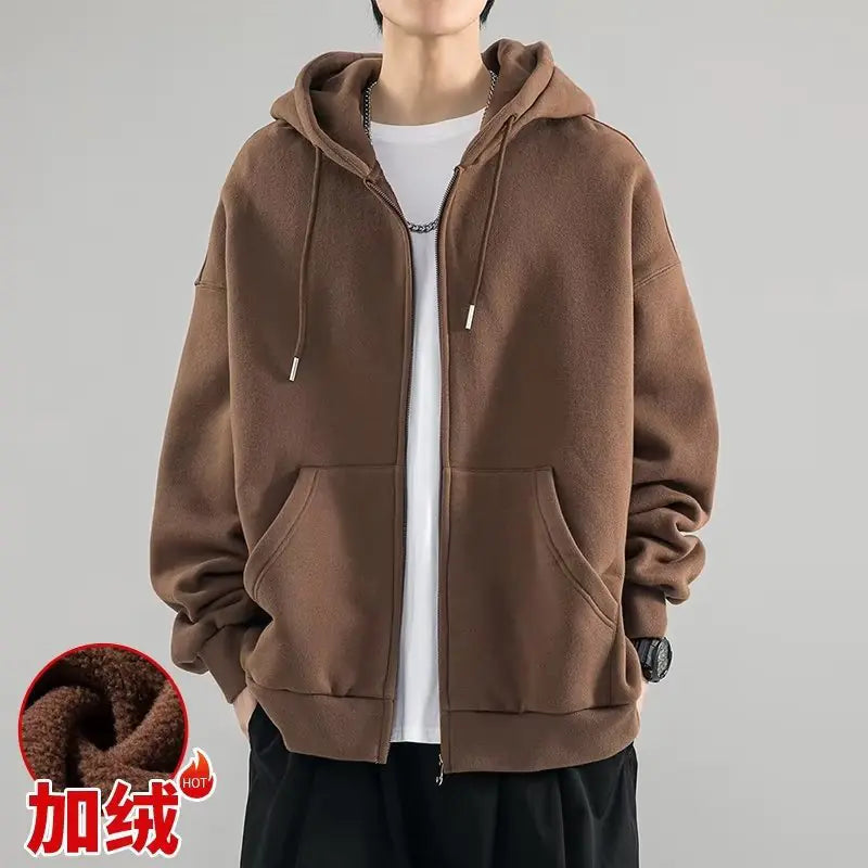 Men's Hooded Jacket Autumn 2023 Casual Cardigan