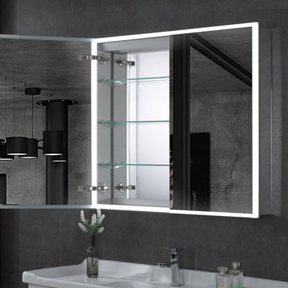 ALFI brand  ABMC3630 36" x 30" Double Door LED Light Medicine Cabinet