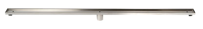 ALFI brand ABLD59A ABLD59A 59" Stainless Steel Linear Shower Drain with No Cover