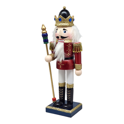 Nutcracker Soldier With Septer - 10 Inch