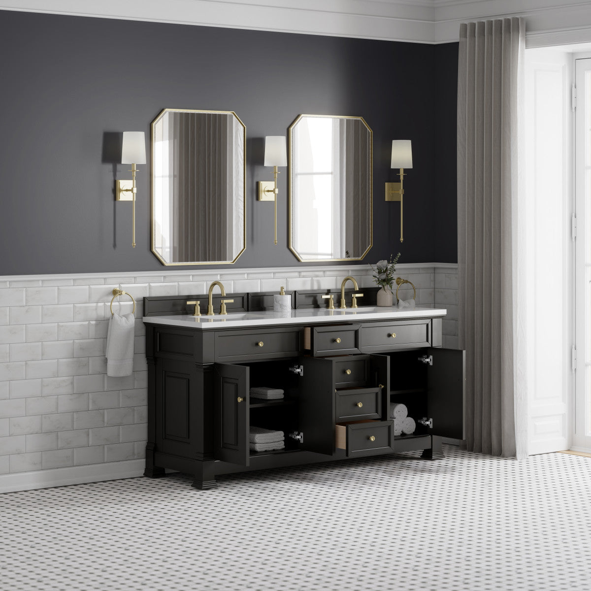 Brookfield 72" Double Vanity