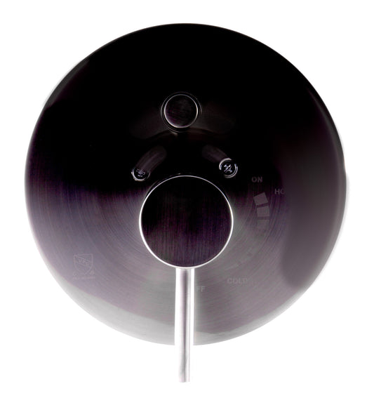 ALFI brand AB1701 Pressure Balanced Round Shower Mixer with Diverter