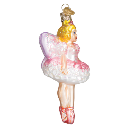Sugar Plum Fairy Glass Ornament