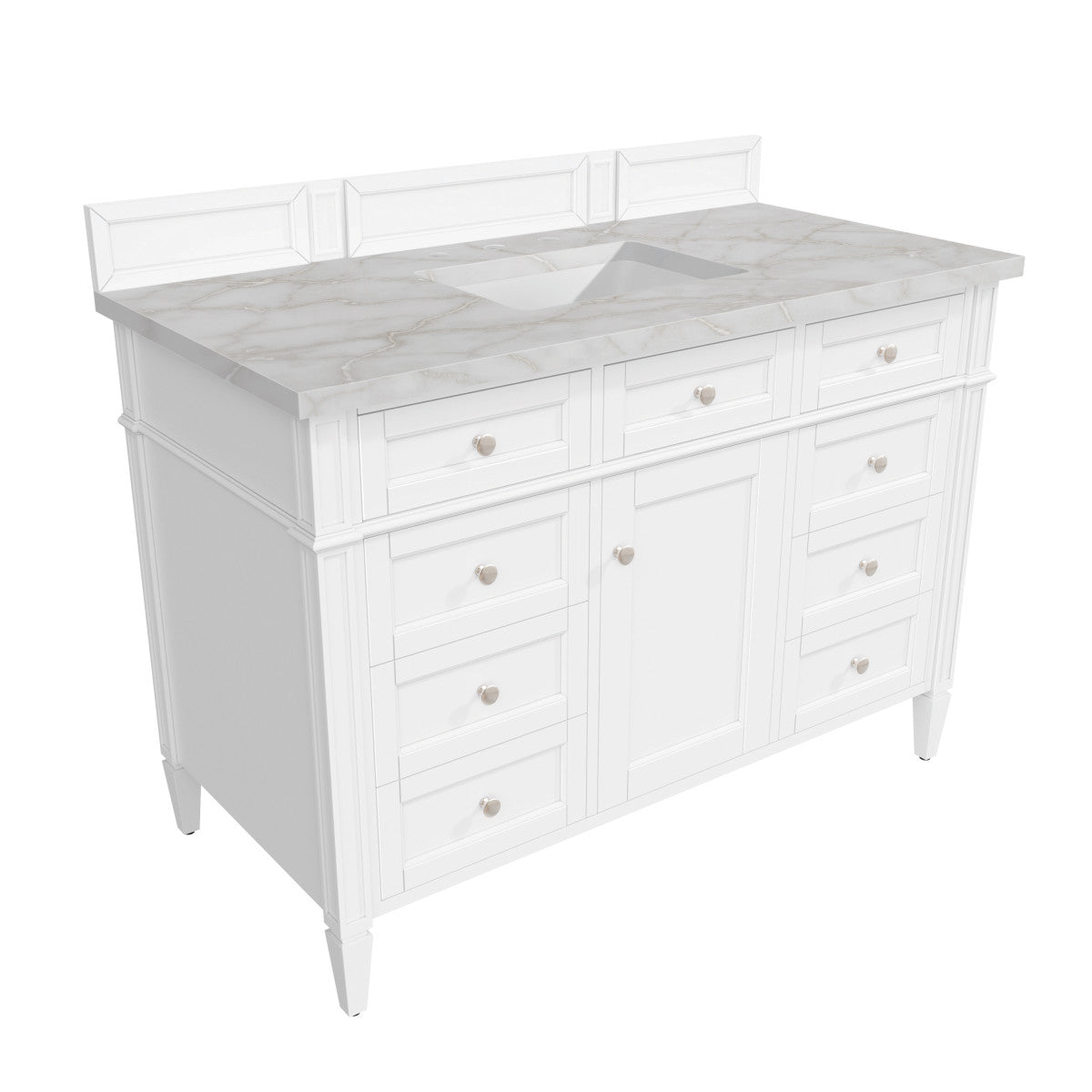 Brittany 48" Single Vanity in Bright White