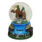Moose in the Woods Snowglobe