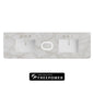 72" Single Radius Cut Top, 3 CM Victorian Silver Silestone w/ Sink & FreePower Wireless Charger