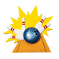 STRIKE! - Bowling Ornament
