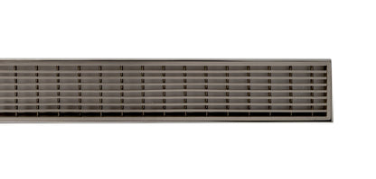 ALFI brand ABLD59D ABLD59D 59" Stainless Steel Linear Shower Drain with Groove Lines