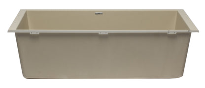 ALFI brand AB3322UM 33" Single Bowl Undermount Granite Composite Kitchen Sink