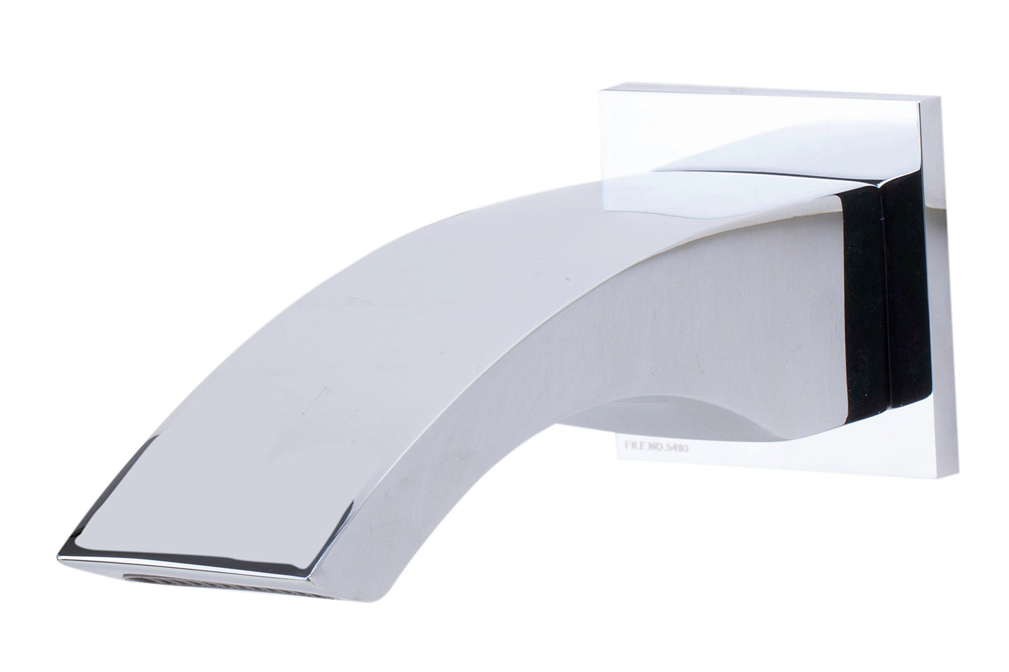 ALFI brand AB3301 Curved Wallmounted Tub Filler Bathroom Spout