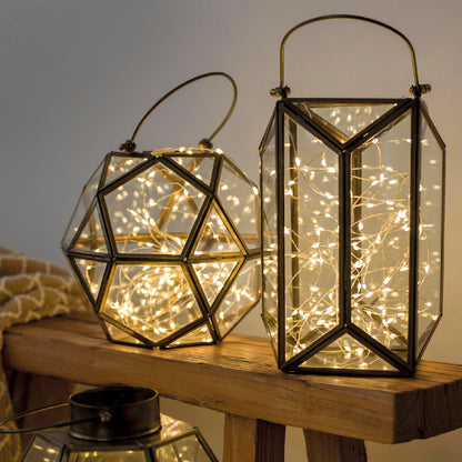 Micro Wire String Lights - 100 LED - Warm White - Silver Wire