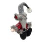 Plush Sitting Mouse - 16 Inch - Grey Hat