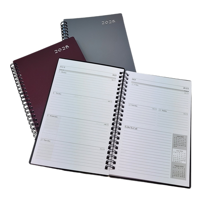 Spiral Bound Weekly Planner for 2025 -