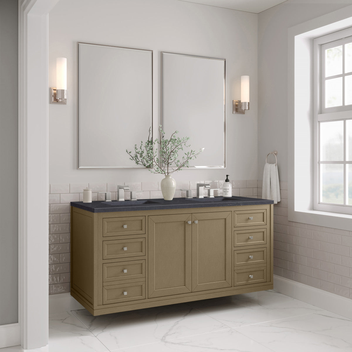 Chicago 60" Double Vanity