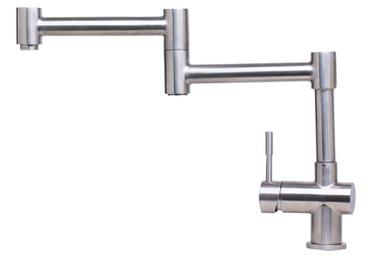 ALFI brand AB2038 Retractable Single Hole Kitchen Faucet