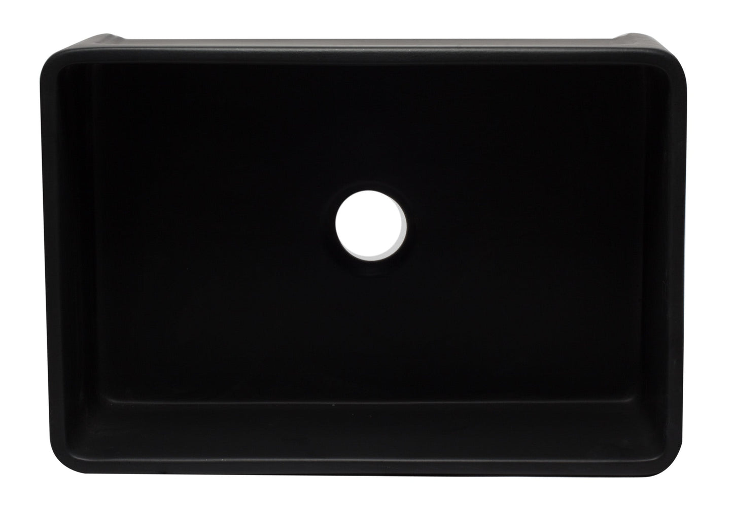 ALFI brand AB3020SB 30 inch Biscuit Reversible Single Fireclay Farmhouse Kitchen Sink