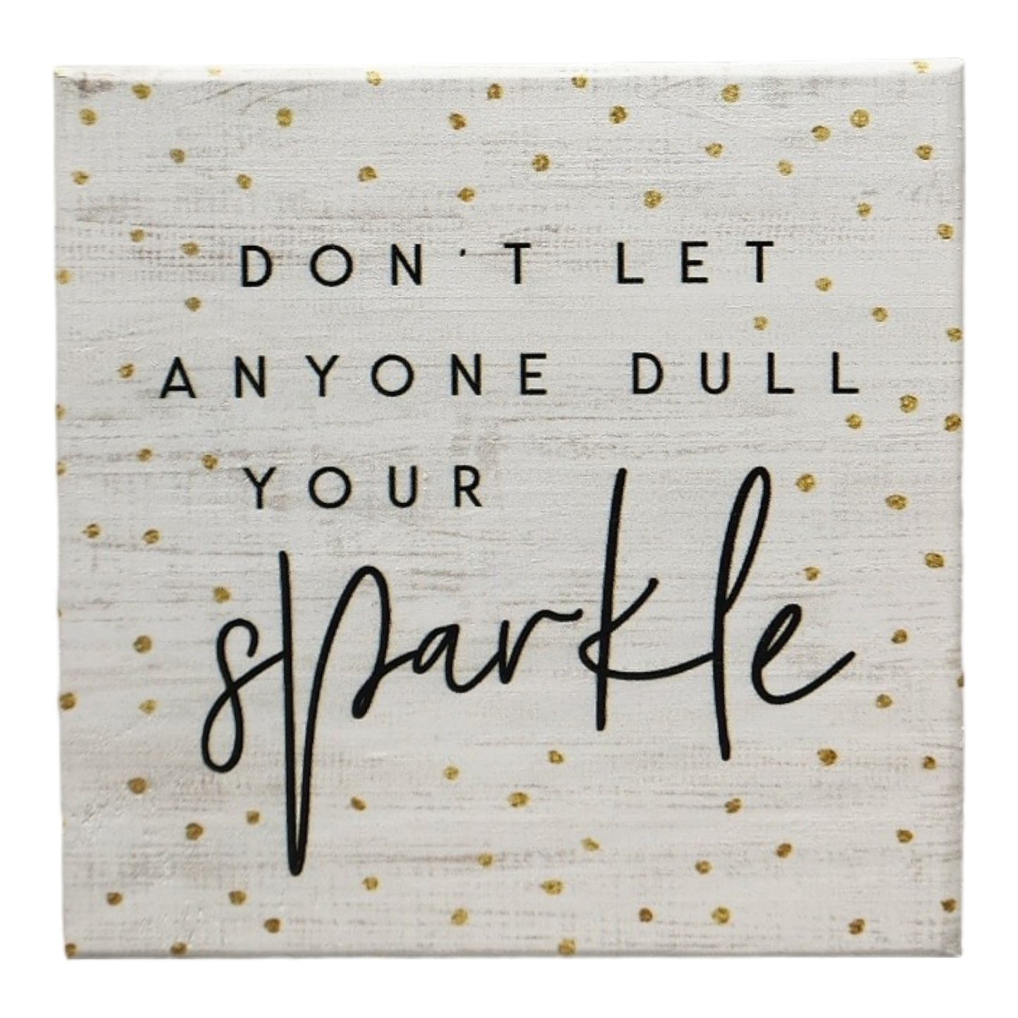 Small Talks Sign - Dull Sparkle