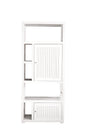 Athens 30" Double-Sided Linen Cabinet, Glossy White