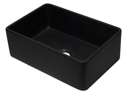 ALFI brand AB3020SB 30 inch Biscuit Reversible Single Fireclay Farmhouse Kitchen Sink