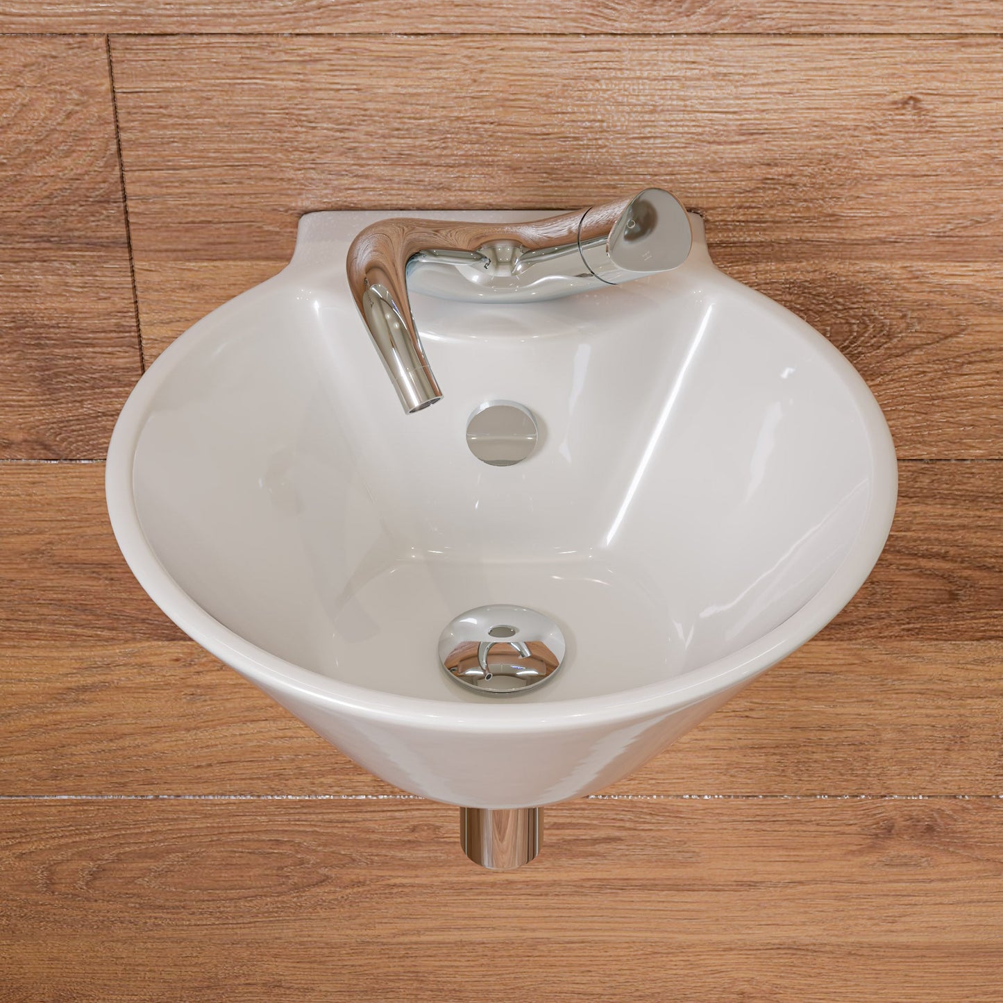 ALFI brand AB1572 Wave Single Lever Bathroom Faucet
