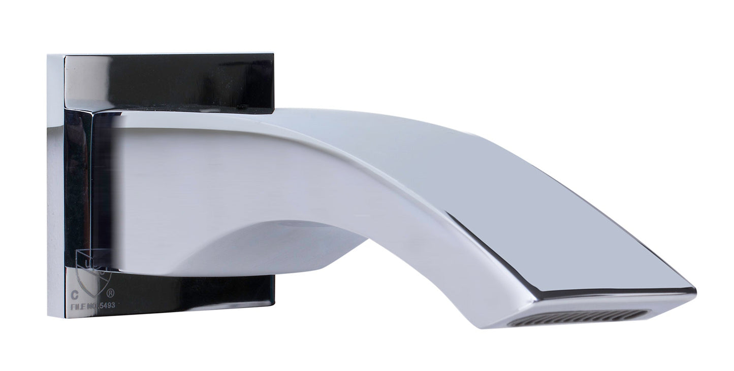 ALFI brand AB3301 Curved Wallmounted Tub Filler Bathroom Spout