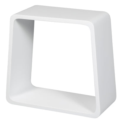 ALFI brand  ABST55 White Matte Solid Surface Resin Bathroom / Shower Stool