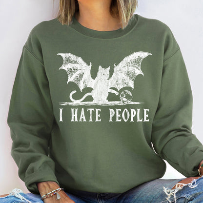 I Hate People Vintage Halloween Sweatshirt