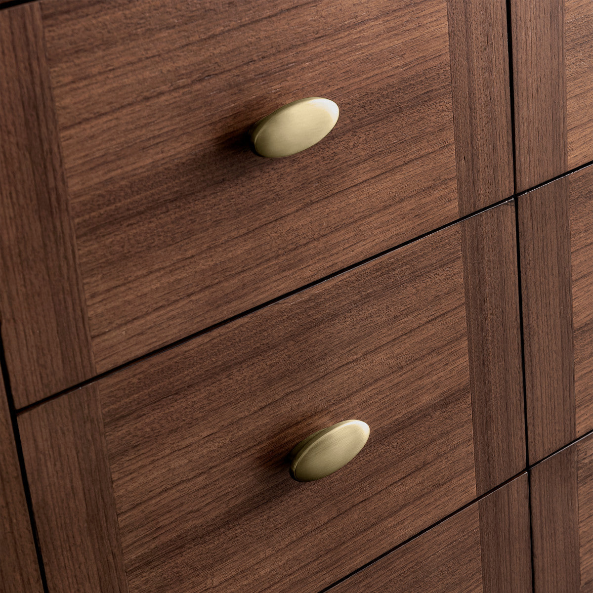 Amberly 60" Double Vanity Cabinet, Mid-Century Walnut