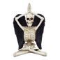 Yoga Skeleton Figurine - Urdhva Hastasana in Sukhasana Pose