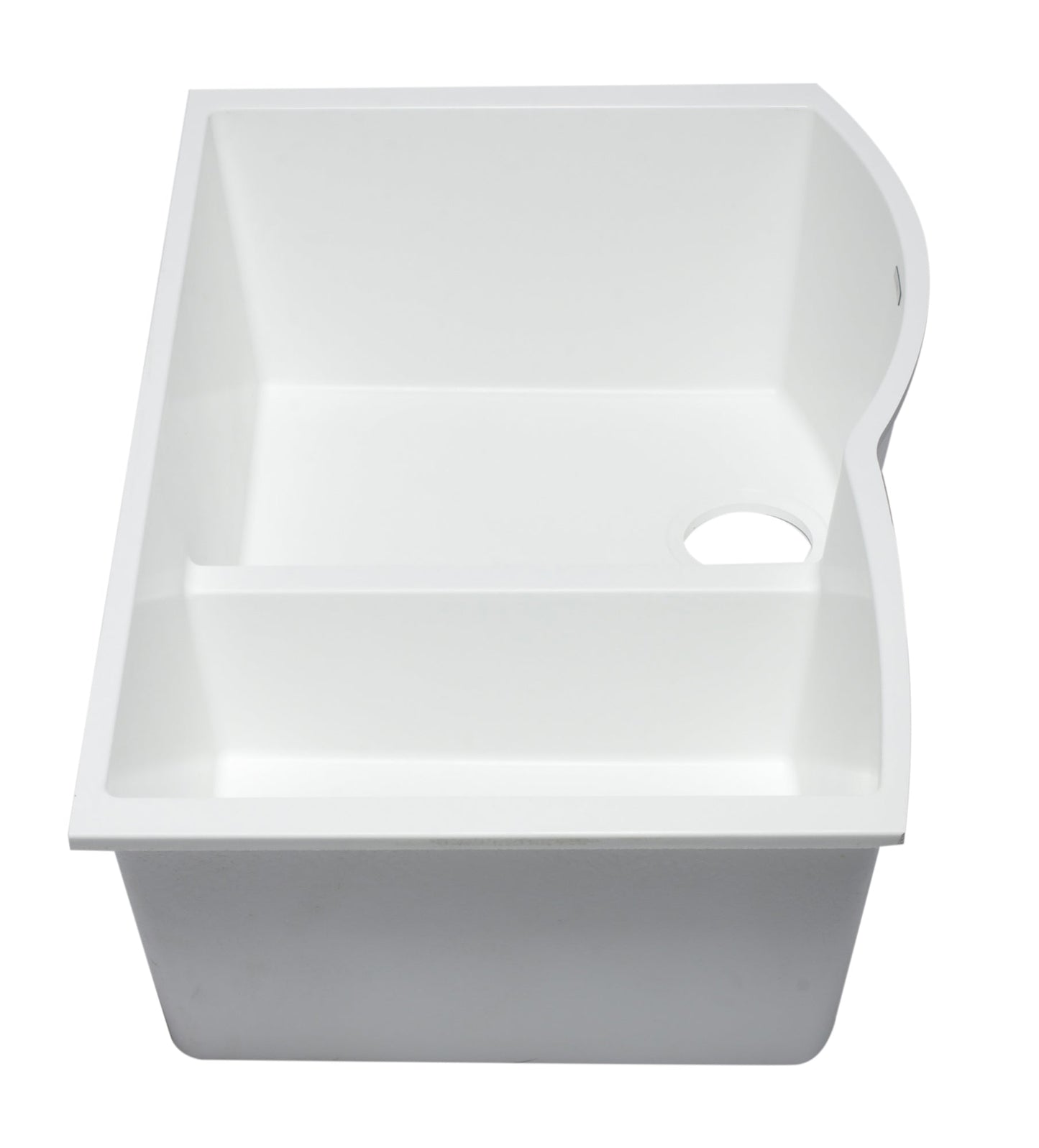 ALFI brand AB3320UM 33" Double Bowl Undermount Granite Composite Kitchen Sink