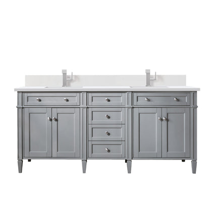 Brittany 72" Double Vanity Cabinet