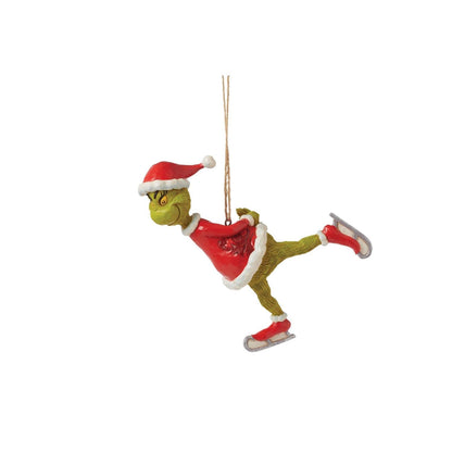 Grinch Ice Skating Ornament