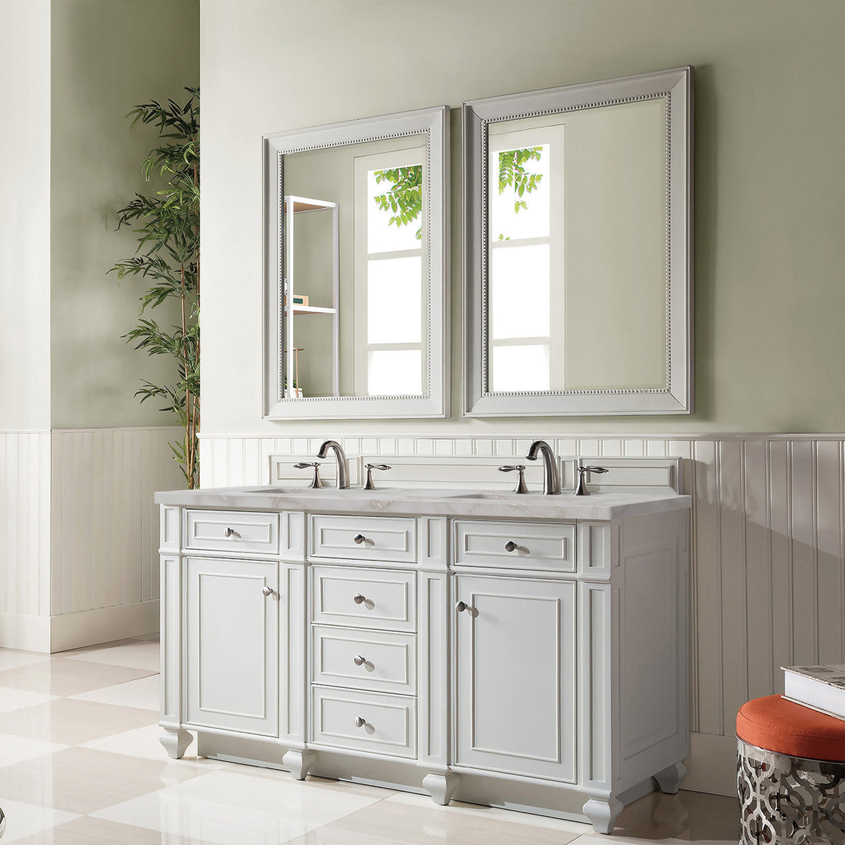Bristol 60" Double Vanity Cabinet