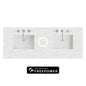 60" Double Top, 3 CM Silestone w/ Sink