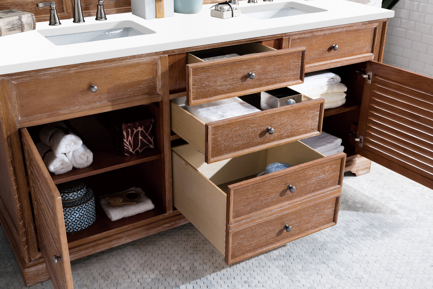 Savannah 72" Double Vanity Cabinet