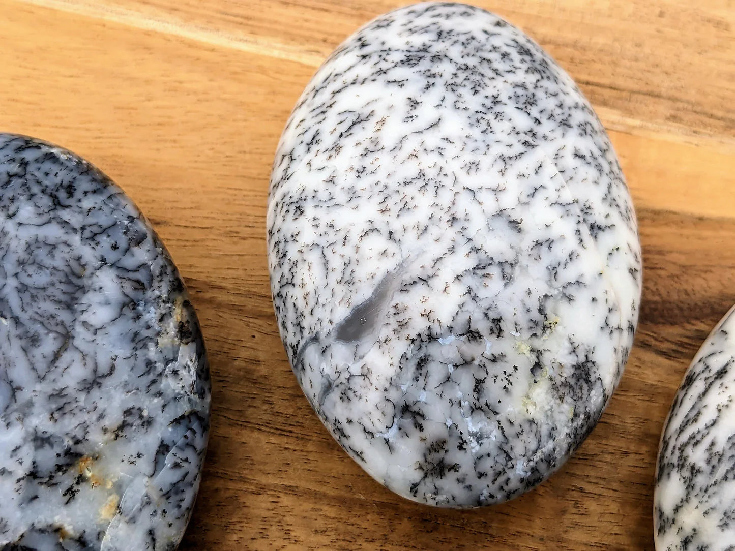 Dendritic Opal Palm Stones