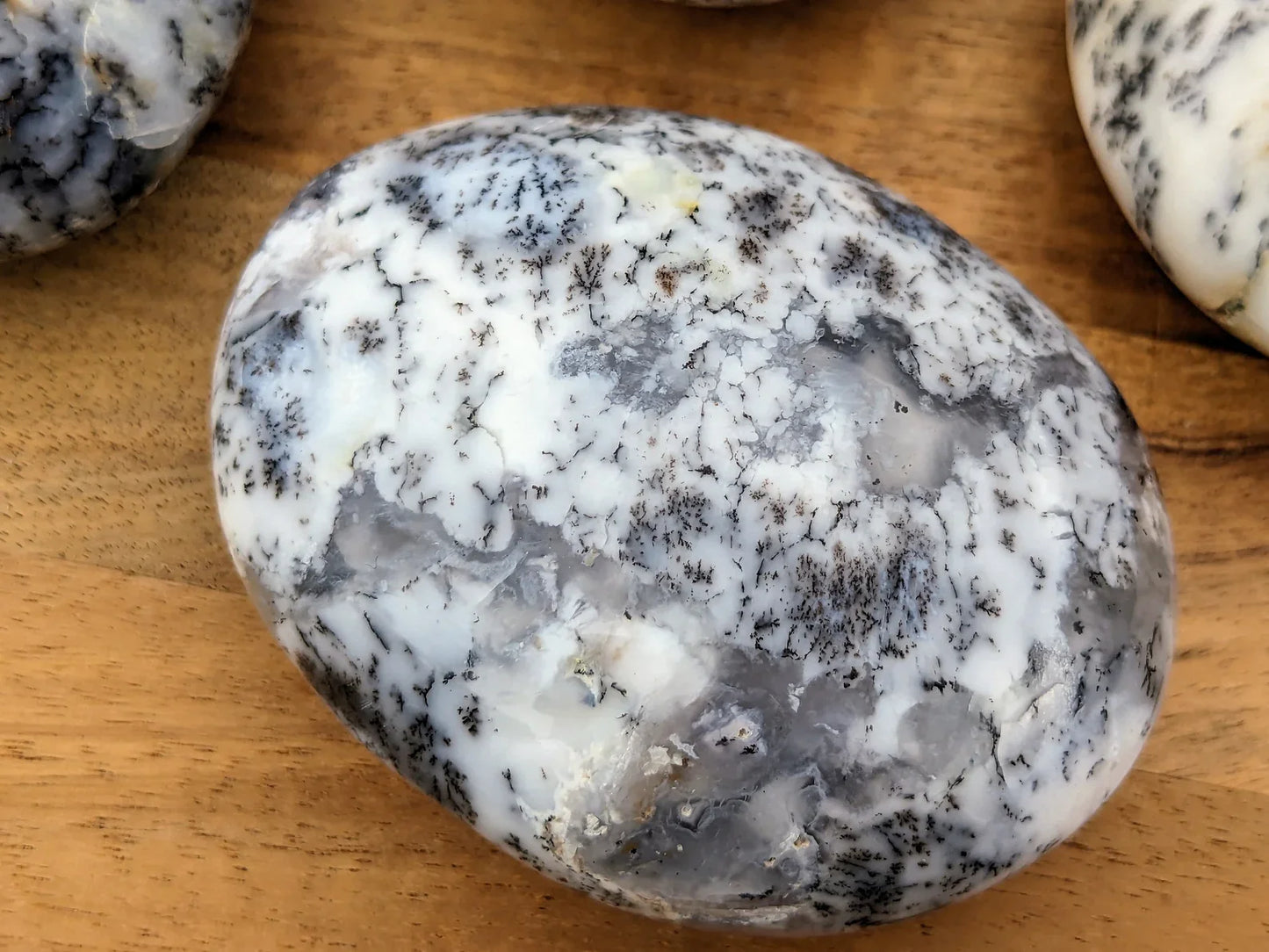 Dendritic Opal Palm Stones