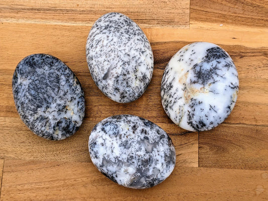 Dendritic Opal Palm Stones