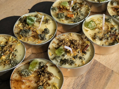 SAMHAIN Tallow + Beeswax Tealight Candles