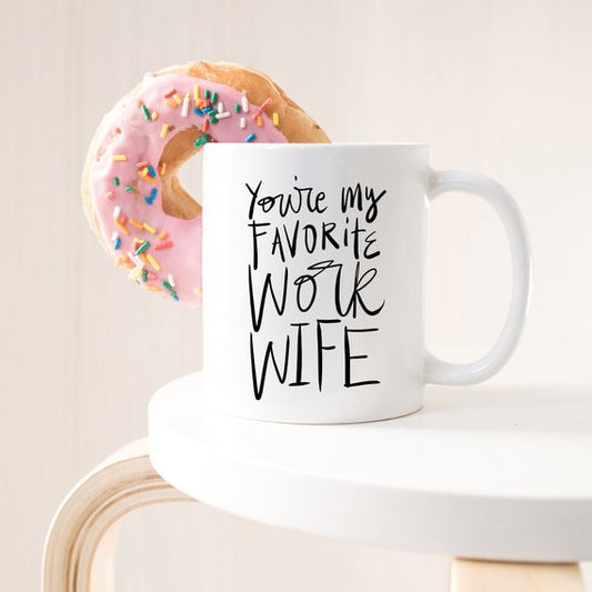 Coworker Gift, Coffee Mug, Work Wife Coffee Mug | Coffee Mugs | Kitchen + Metal