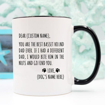 Basset Hound Gifts for Basset Hound Dad Basset