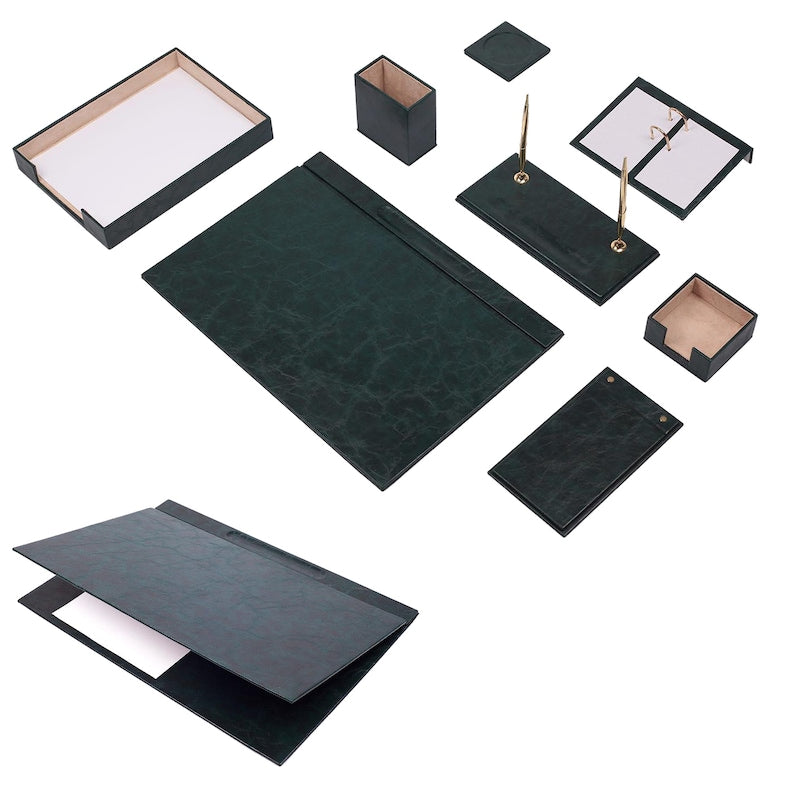 MOOG Leather Desk Set - Single Document Tray- Pink - 10 PCS