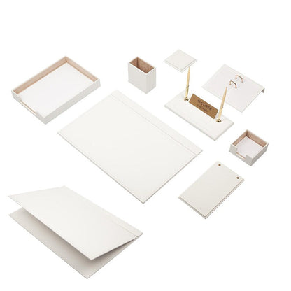 MOOG Leather Desk Set - Single Document Tray- Pink - 10 PCS